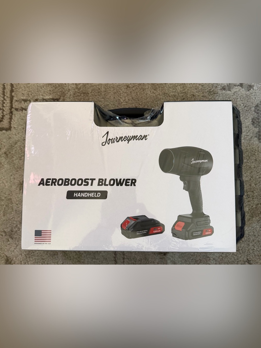 Journeyman Handheld TurboBoost Blower - Black